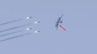 Today, Ukrainian air missiles shoot down more Russian Tu-95 Bombers and all helicopter | milsim