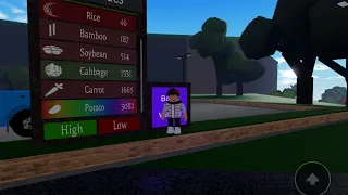 Selling RAINBOW potatoes | Roblox Farming And Friends