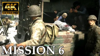 Call of Duty WW2 Gameplay Walkthrough Mission 6 | Collateral Damage (4K UHD 60 FPS) No Commentary