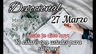 Devocional de  hoy 27 Marzo |  Devocionales cristianos cortos | Devocionales diarios