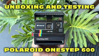 Unboxing and Testing Out the Polaroid OneStep 600 Land Camera