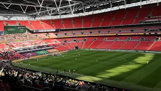 Carabao Cup Final - Man City 1 - 0 Tottenham - Laporte goal in stadium experience