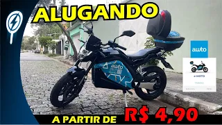 ALUGUEI UMA MOTO ELÉTRICA NO MEIO DA RUA !!! CUPOM DE 100 REAIS DE CREDITO !!!