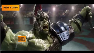THOR RAGNAROK - Thor encuentra hulk | PELIS Y CLIPS HD ESPAÑOL