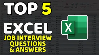 Top 5  Excel Job Interview Questions & Answers