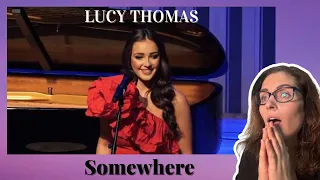 LucieV Reacts to Lucy Thomas in Concert - "Somewhere" - (There's a Place For Us) - West Side Story