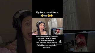 #teen #opera #singer #reaction #courtneylaplante #spiritbox #ruleofnines #shocking #heavymetal