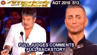 Aaron Crow Judges Comments & FULL BACKSTORY America's Got Talent 2018 Auditions