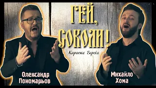 Олександр Пономарьов, Михайло Хома - Гей, соколи! (Караоке версія)