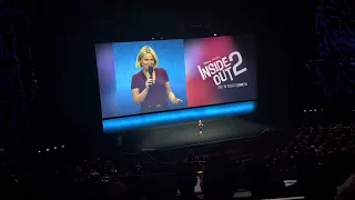 @futurepreviewsllc2791  Inside Out 2 cinemacon 2024 Disney presentation Amy Poehler