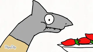 shark puppet pepper