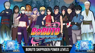 BORUTO SHIPPUDEN AFTER TIMESKIP POWER LEVELS 🔥 ( Naruto Power Levels ) | Shinobi Scale