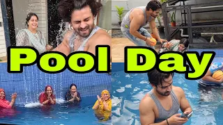 Ball fight in the Pool |Mera phone pool me gir gaya😔|Ye papa ne kya keh diya🙈| Shoaib Ibrahim|Vlog