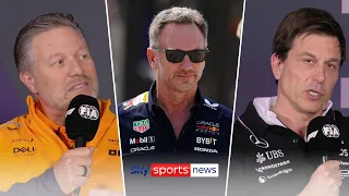 Christian Horner says Red Bull has "never been stronger", Wolff & Brown call for more "transparency"