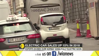 Electric car sales grew by 40% in Norway this year