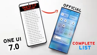 Samsung One Ui 7.0 Update - Device List 🔥🔥🔥 Android 15 Developer Preview