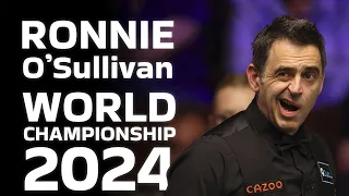 He wowed everyone in the arena with his performance! Ronnie O'Sullivan! World Championship 2024