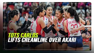 Tots Carlos shines as Creamline survives scare from Akari | ABS-CBN News