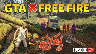 Adam Stealing Pushpa Lorry | episode 2 | gta X Freefire In Telugu