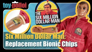 Six Million Dollar Man replacement Bionic Arm Chips - Toy Polloi