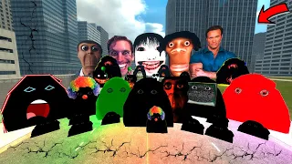 Angry Muncy Family Nextbot and Big Jerma, Obunga, Aughhh, in Garry's Mod