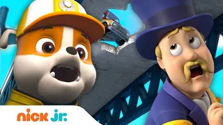 PAW Patrol Big Truck Pups Broken Bridge Rescue! w/ Rubble, Al & Marshall | Nick Jr.