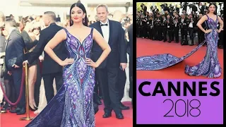 Aishwarya Rai Bachchan at Cannes 2018 Red Carpet 🧚
