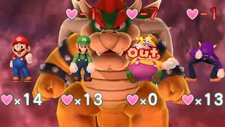 Mario Party 10 - Mario, Luigi, Wario, Waluigi vs Bowser - Chaos Castle