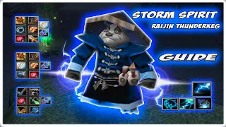 Storm Spirit Raijin Thunderkeg Guide | Как комбечить если мид НЕ очень?