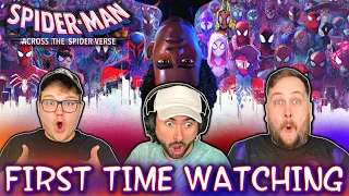 *MIND BLOWN*  "ACROSS THE SPIDER-VERSE" MOVIE REACTION!!!! - (First time watching)