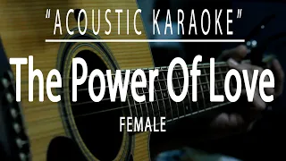 The power of love - Celine Dion (Acoustic karaoke)