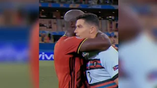 Ultimate respect ❤️ Ronaldo & Lukaku 👬 Euro 2020 ⚽ #Shorts