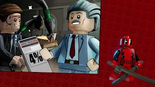 Lego Marvel Super Heroes Cutscenes Deadpool Levels PART 1