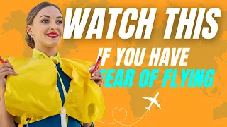 END your fear of flying FOREVER! from a flight attendant