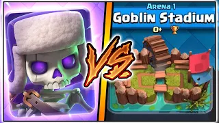 SKELETON EVOLUTION TROLLING ARENA 1 IN CLASH ROYALE | FUNNY MOMENTS!