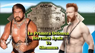 UFW - Hercules Ayala vs Sheamus - UFW Internet Championship #wwc #wccw #wwe2k24