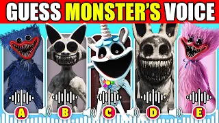 CRAZIEST 🔊 Guess The MONSTER'S VOICE | Poppy Playtime Chapter 3 + Zoonomaly | Catnap, Smile Cat