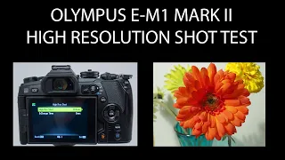 Olympus E-M1 Mark II - High Resolution Shot Test