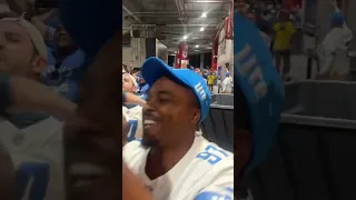 Ford Field South - Lions fans celebrate the W in Tampa Bay | Detroit #Lions shorts