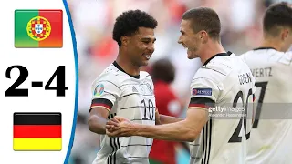 Portugal vs Germany 2-4 All Goals & Highlights  EURO 2020 HD