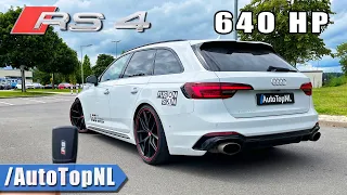 Audi RS4 B9 *BIG TURBOS* 640HP | REVIEW on AUTOBAHN by AutoTopNL