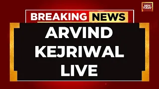 Arvind Kejriwal LIVE: Arvind Kejriwal Reaches AAP Headquarters | Arvind Kejriwal Speech LIVE