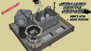 Nuclear Missile Launch Facility - HBM's NTM + Aegis Weapon System Minecraft