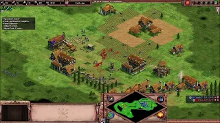 Age of empires 2 de, Vikings vs Teutons, after holding i manage to lose somehow.