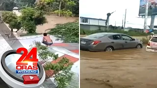 Ilang lugar sa Mandaue City, Cebu, binaha matapos ang malakas na pag-ulan | 24 Oras Weekend