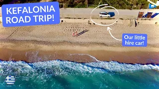 EXPLORING KEFALONIA GREECE by CAR - Antisamos, Lassi & Lourdas beach after HURRICANE IANOS