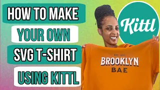 How To Make SVG T Shirt Designs in Kittl from Start to finish! Full Walk Through of Kittl