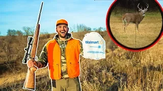 Walmart DEER HUNTING Challenge!!! (CATCH CLEAN COOK)