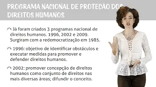 Direitos Humanos no Brasil - Programa Nacional de Proteção aos Direitos Humanos