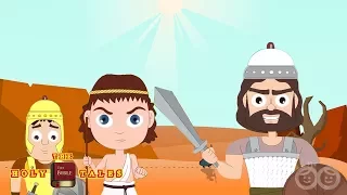 David's Courage I Stories About the Philistines I Children's Bible Stories| Holy Tales Bible Stories